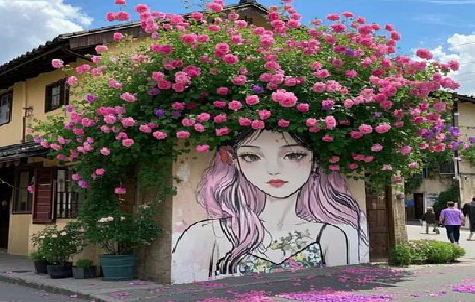 周至怎么设计网红打卡墙绘