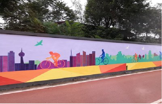 周至墙体彩绘-围墙