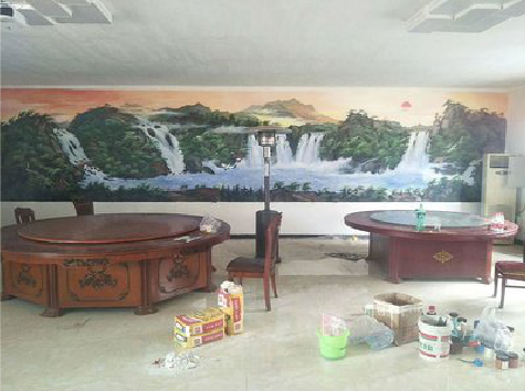 周至墙绘-写实风景