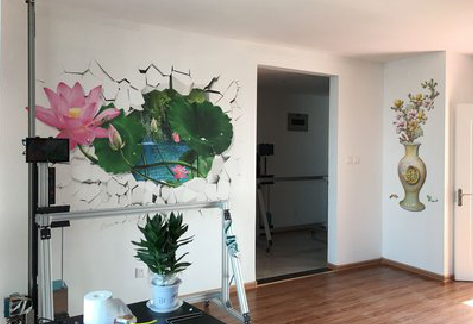 周至墙体彩绘相比墙纸的优势。