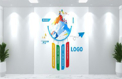 周至公司企业形象墙的工艺材料有哪些？