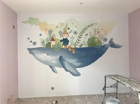 周至手绘墙的特点及优势。