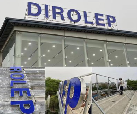 周至楼顶发光字安装的注意事项。